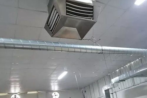 深圳电镀设备公司环保空调降温工程 二次合作 施工中